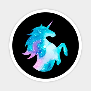 Rearing Galaxy Unicorn Magnet